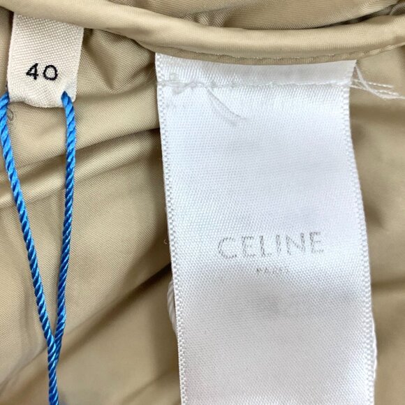 Celine Khaki “Arc de Triomphe” single-breasted sleeveless down vest - Picture 6 of 8